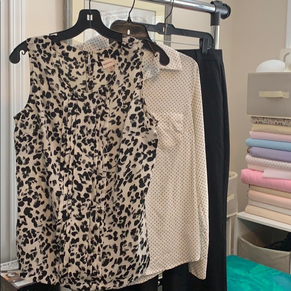 BUNDLE! Merona and Elle tops and pant medium